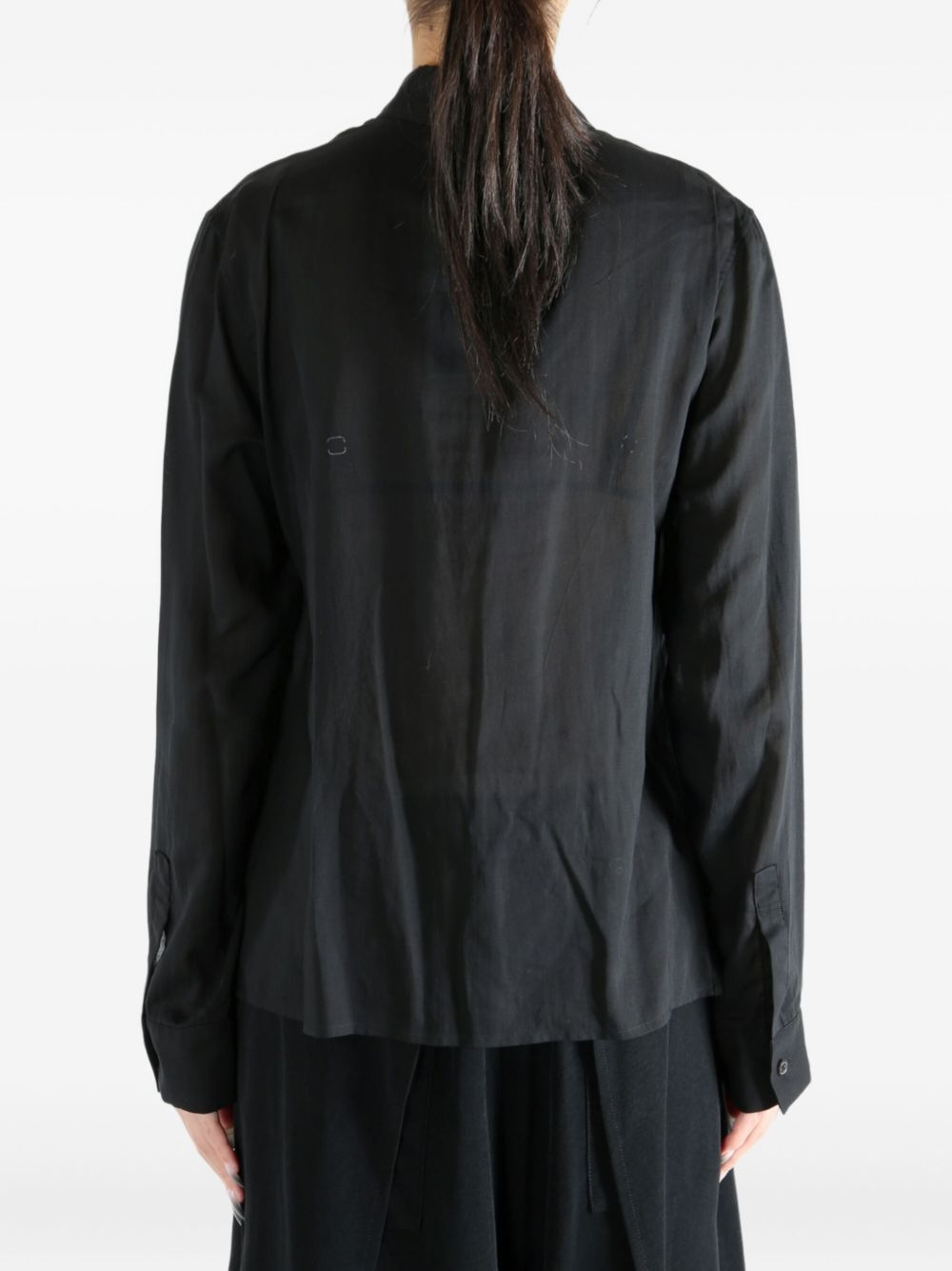 pleated ruffle shirt - 5