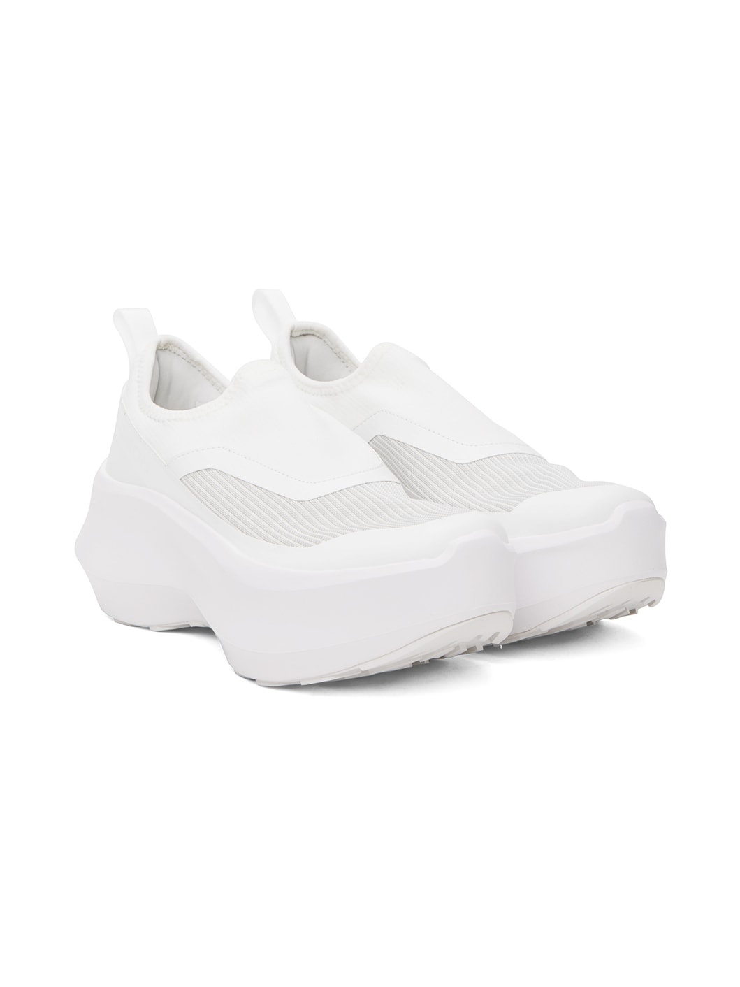 White Salomon Edition Slip-On Platform Sneakers - 4