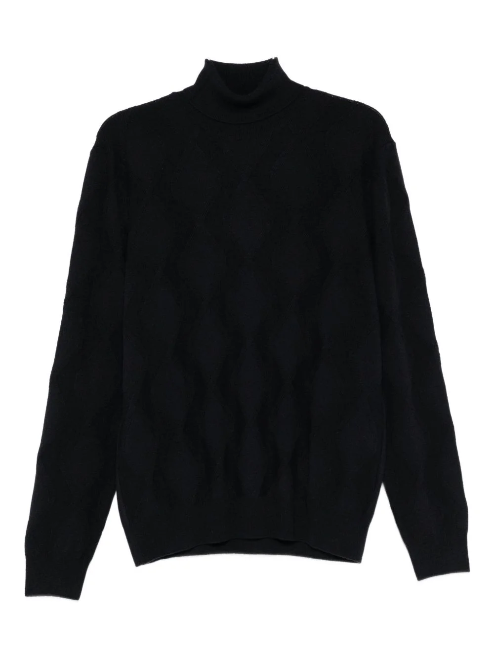 turtleneck patterned sweater - 1