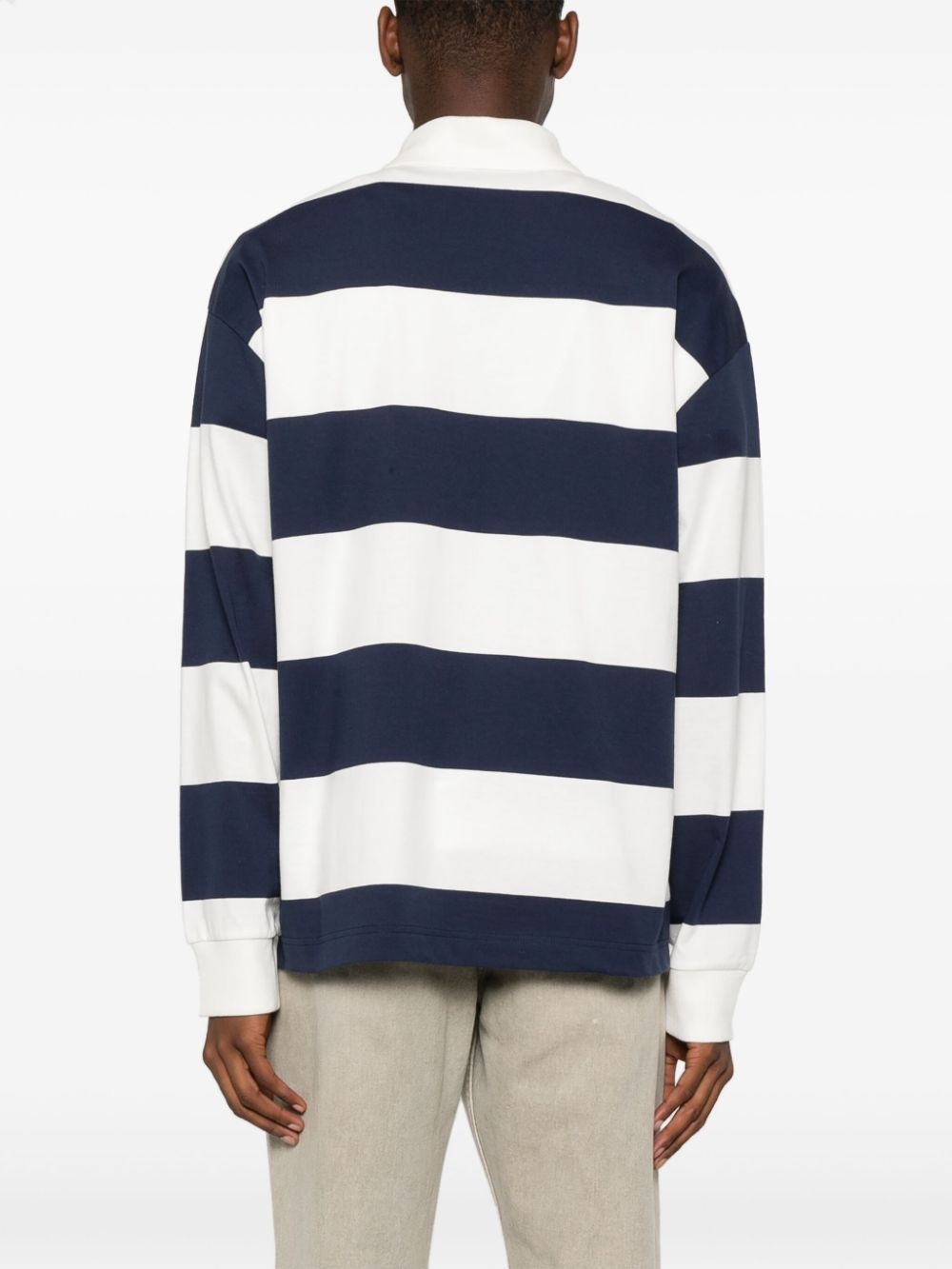 striped polo shirt - 3