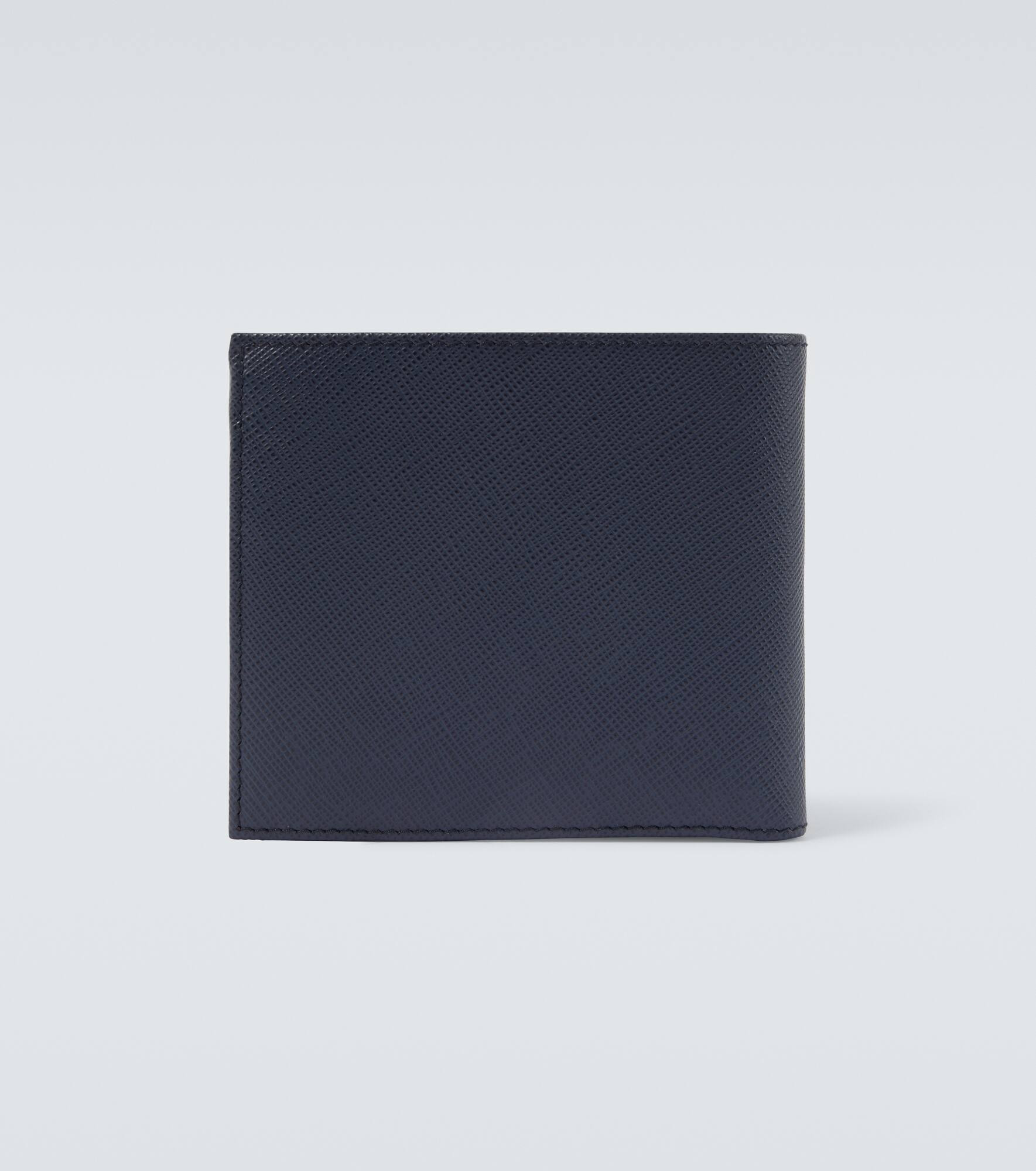 Logo leather wallet - 3