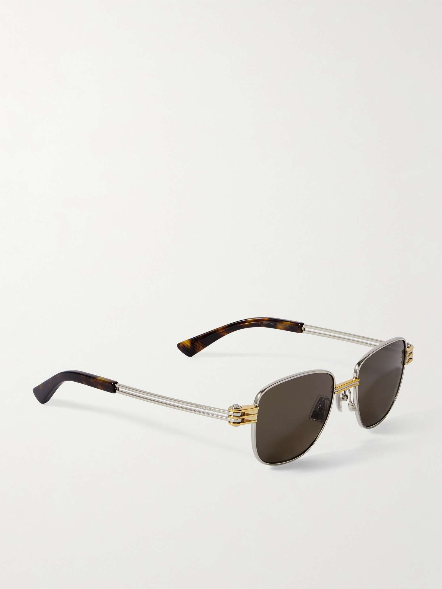 Square-Frame Gold- and Silver-Tone Sunglasses - 3