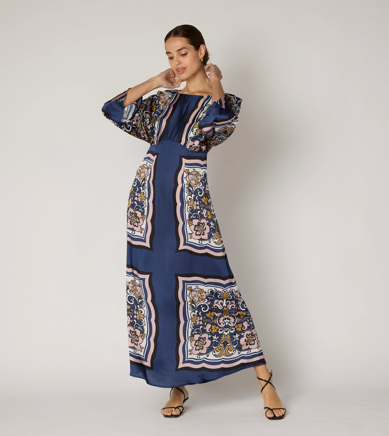 FAWN ANKLE DRESS | FLORAL ANISE 4