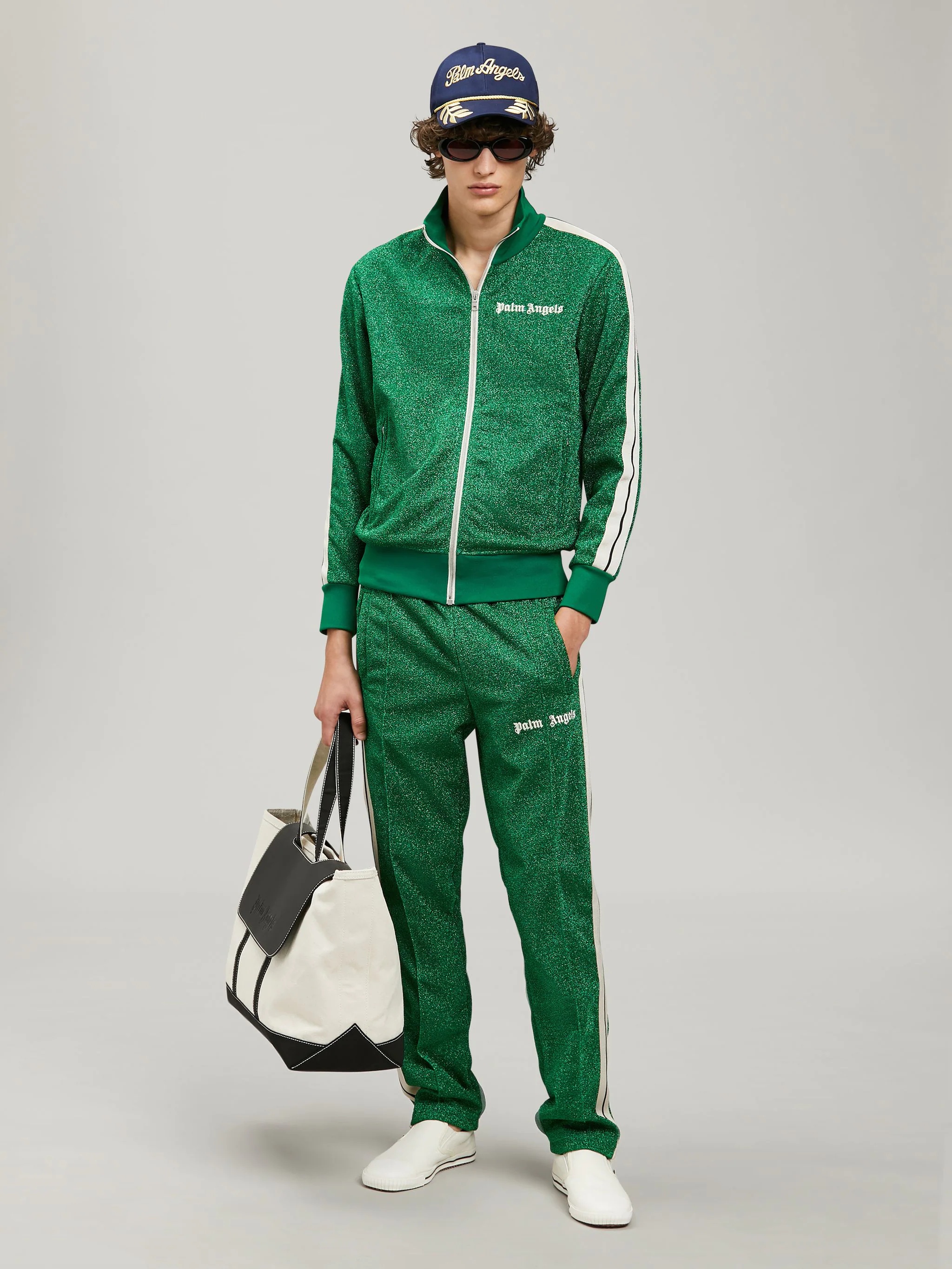 Palm Angels LUREX TRACK JACKET | REVERSIBLE