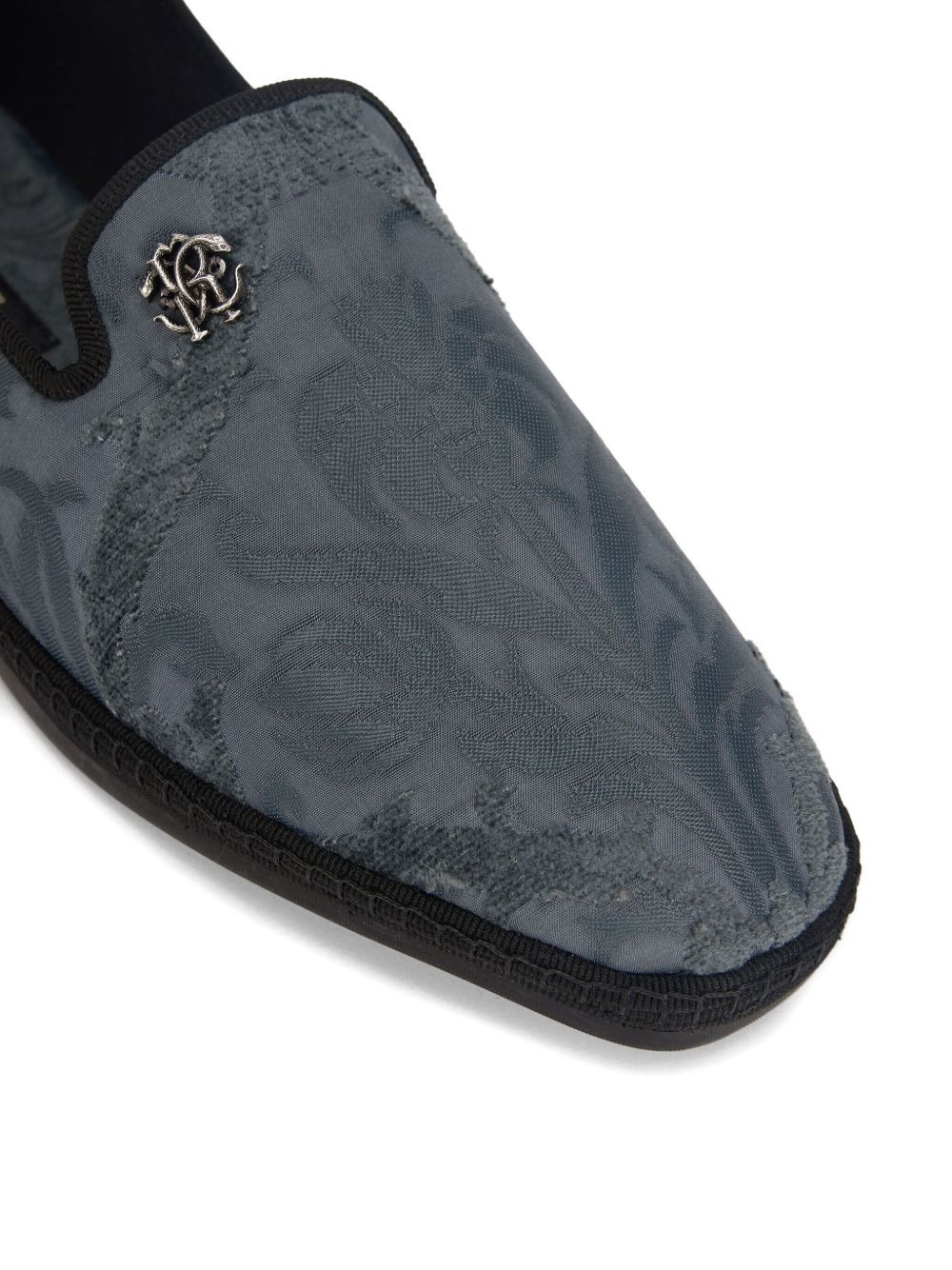 embossed-logo loafers - 4