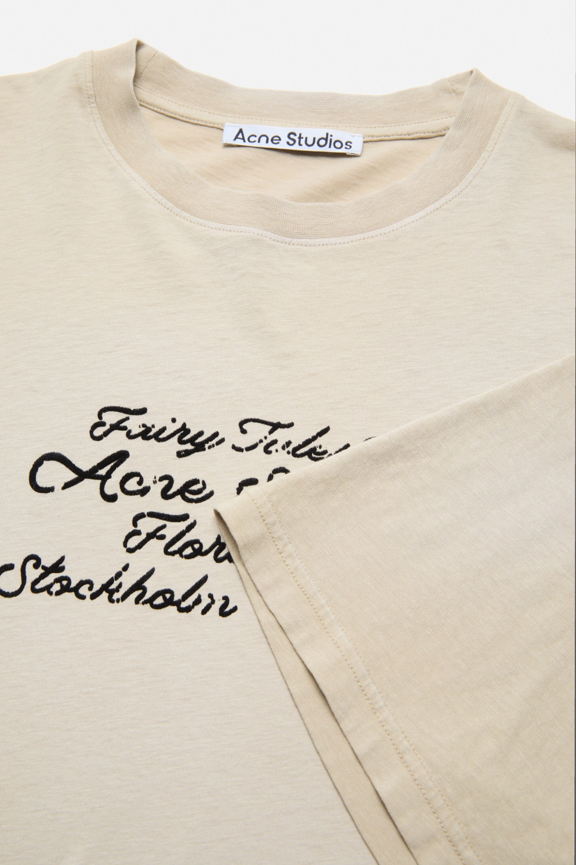 Logo t-shirt - Oat beige - 5
