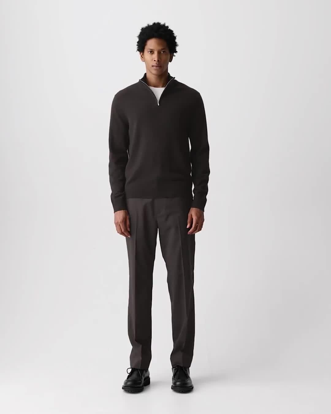 Hilles Quarter-Zip Sweater in Cashmere - 7
