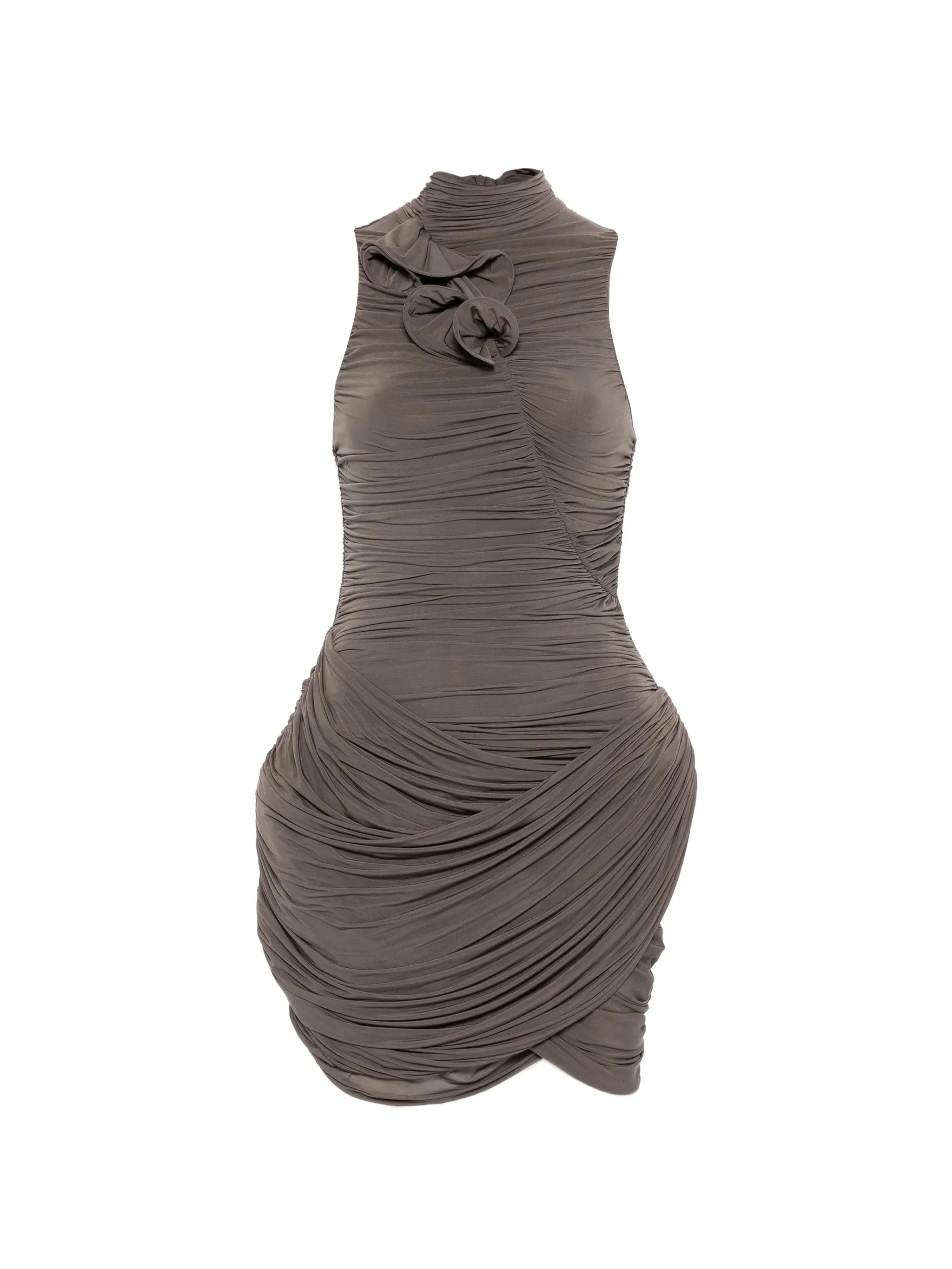 ruffled mini dress - 1