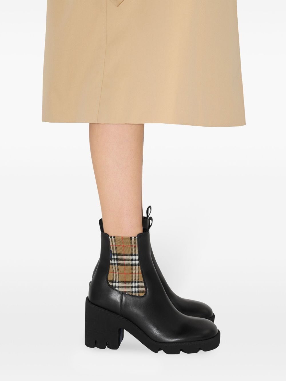 85mm leather Chelsea boots - 6