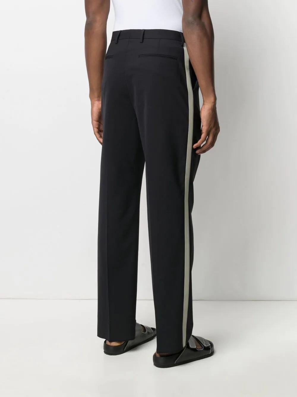 side-stripe tailored trousers - 4