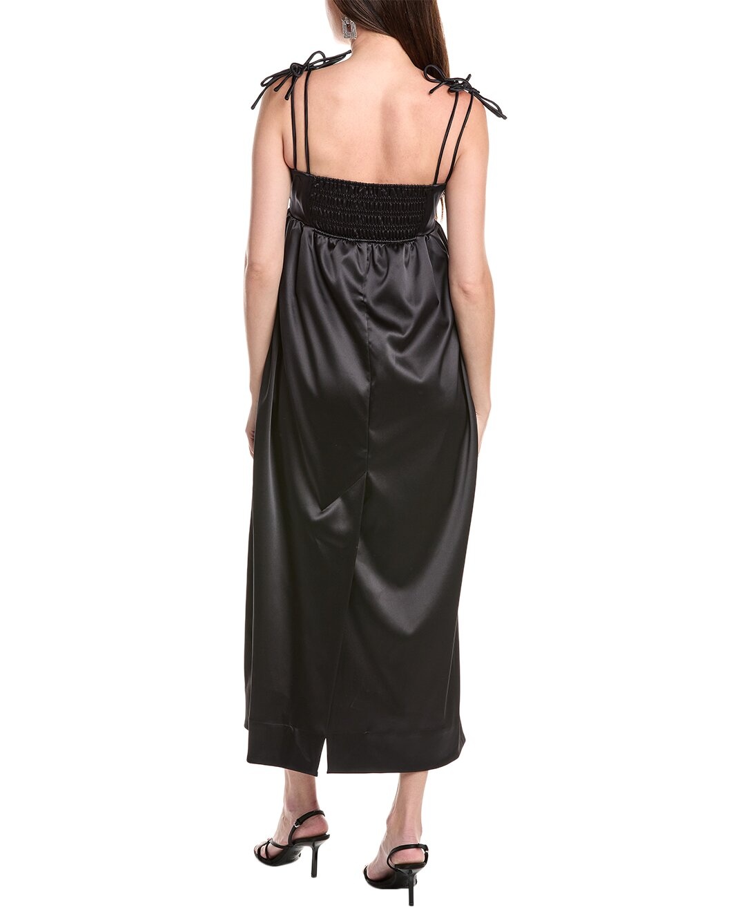 GANNI Satin Midi Dress - 2