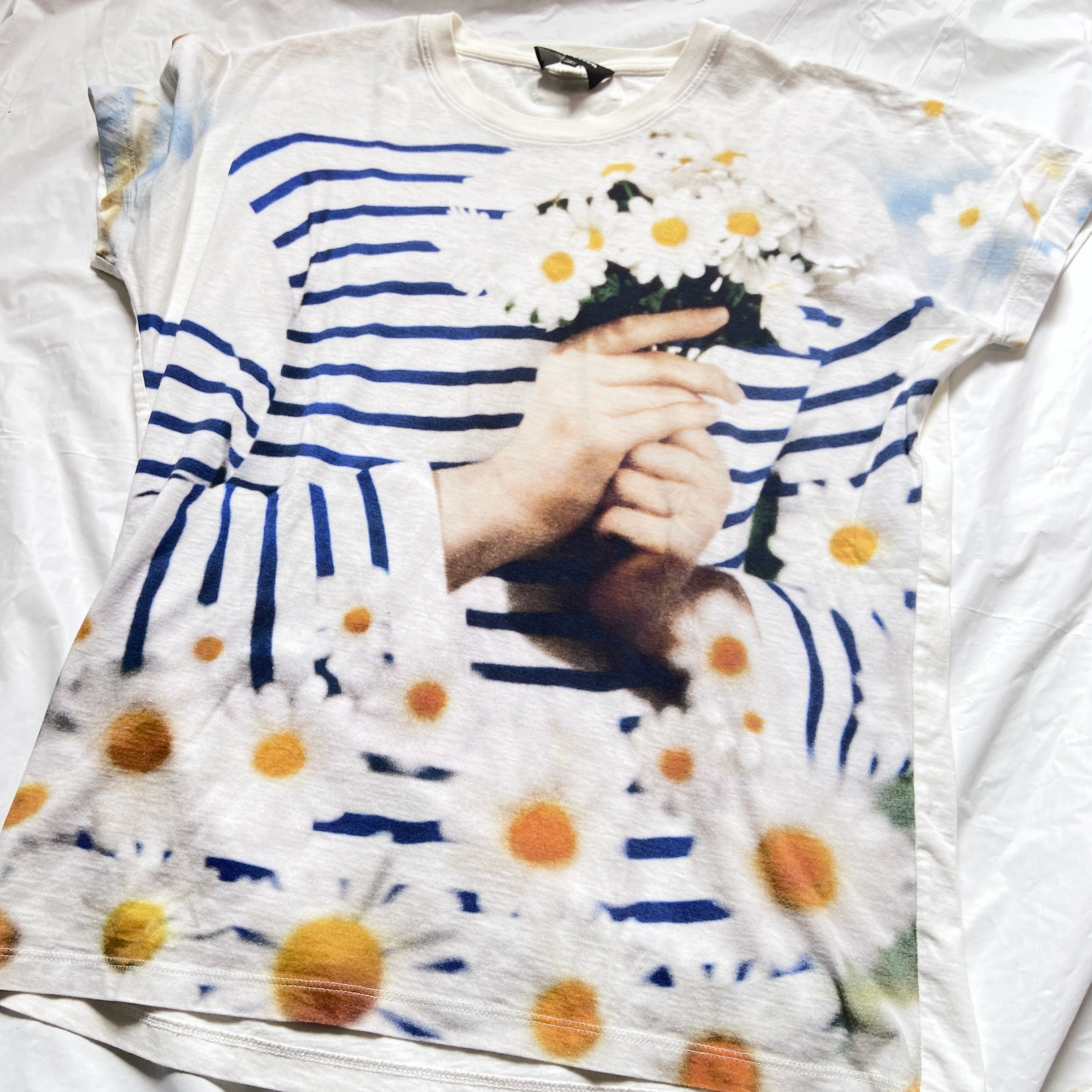 Jean Paul Gaultier ss15 trompe l'oeil portrait tee S - 7