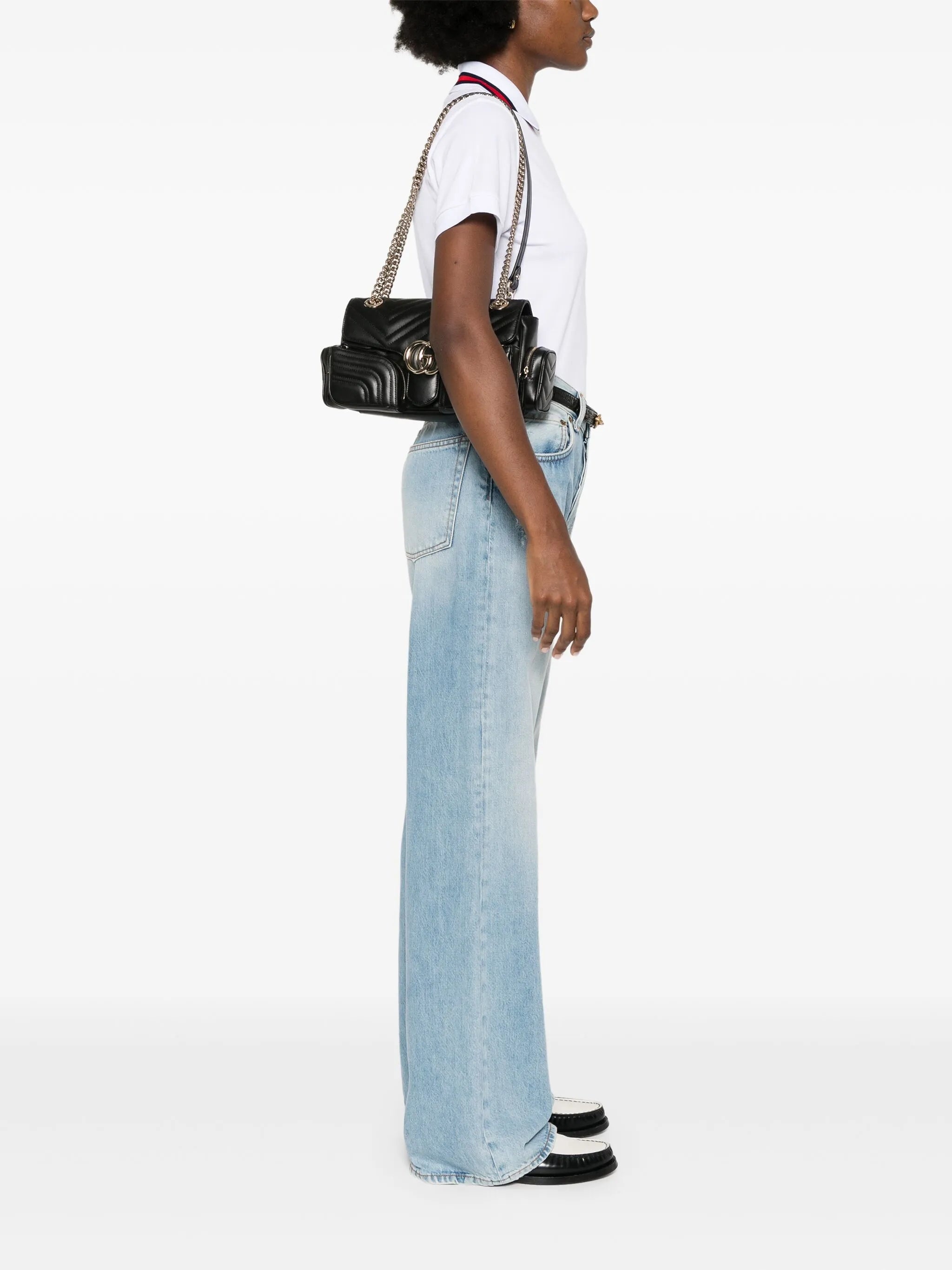 Small GG Marmont Shoulder Bag - 3