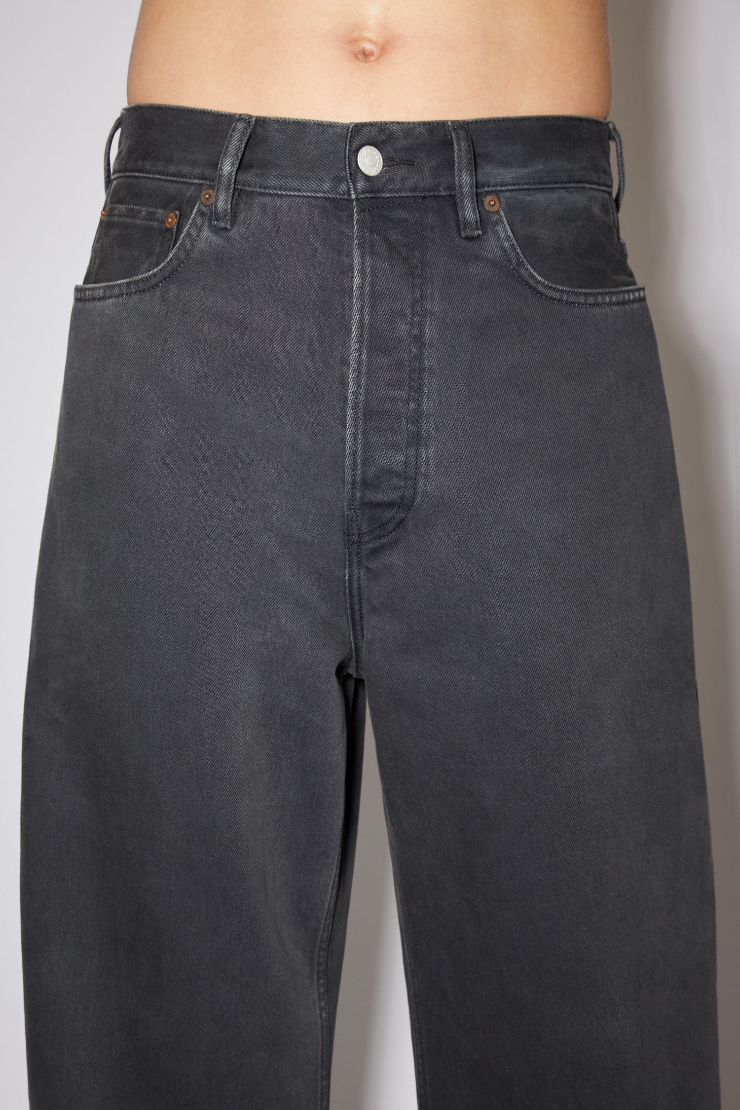 Loose fit jeans - Dark grey - 6