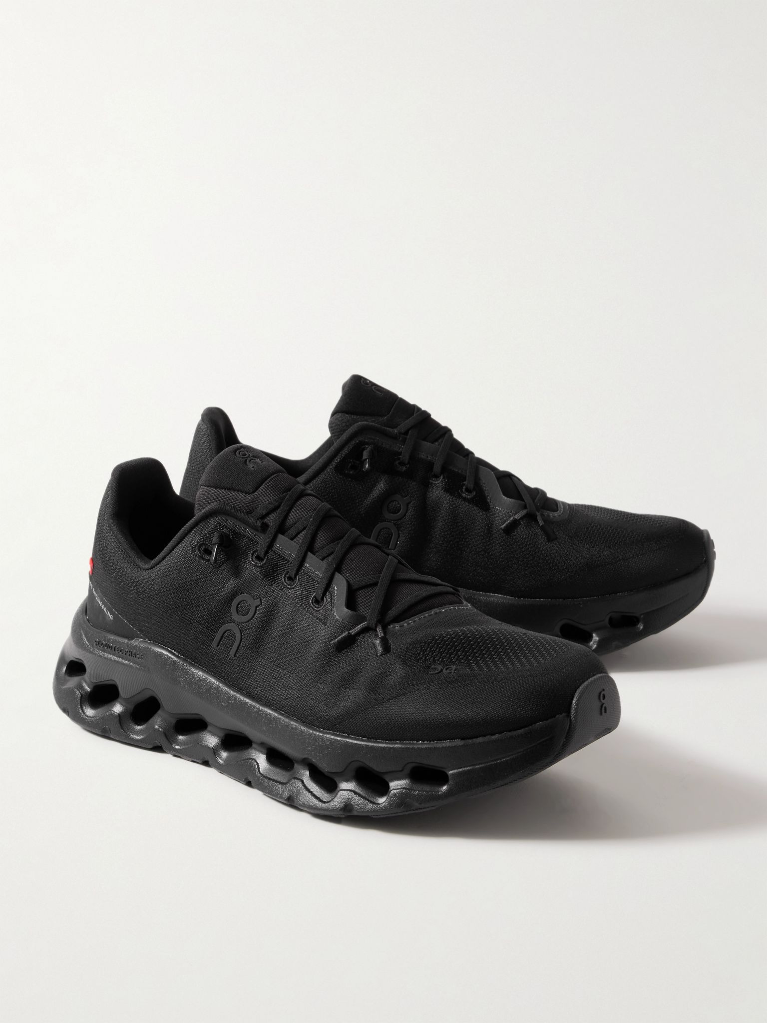 Cloudtilt Stretch-Knit Sneakers Black - 4