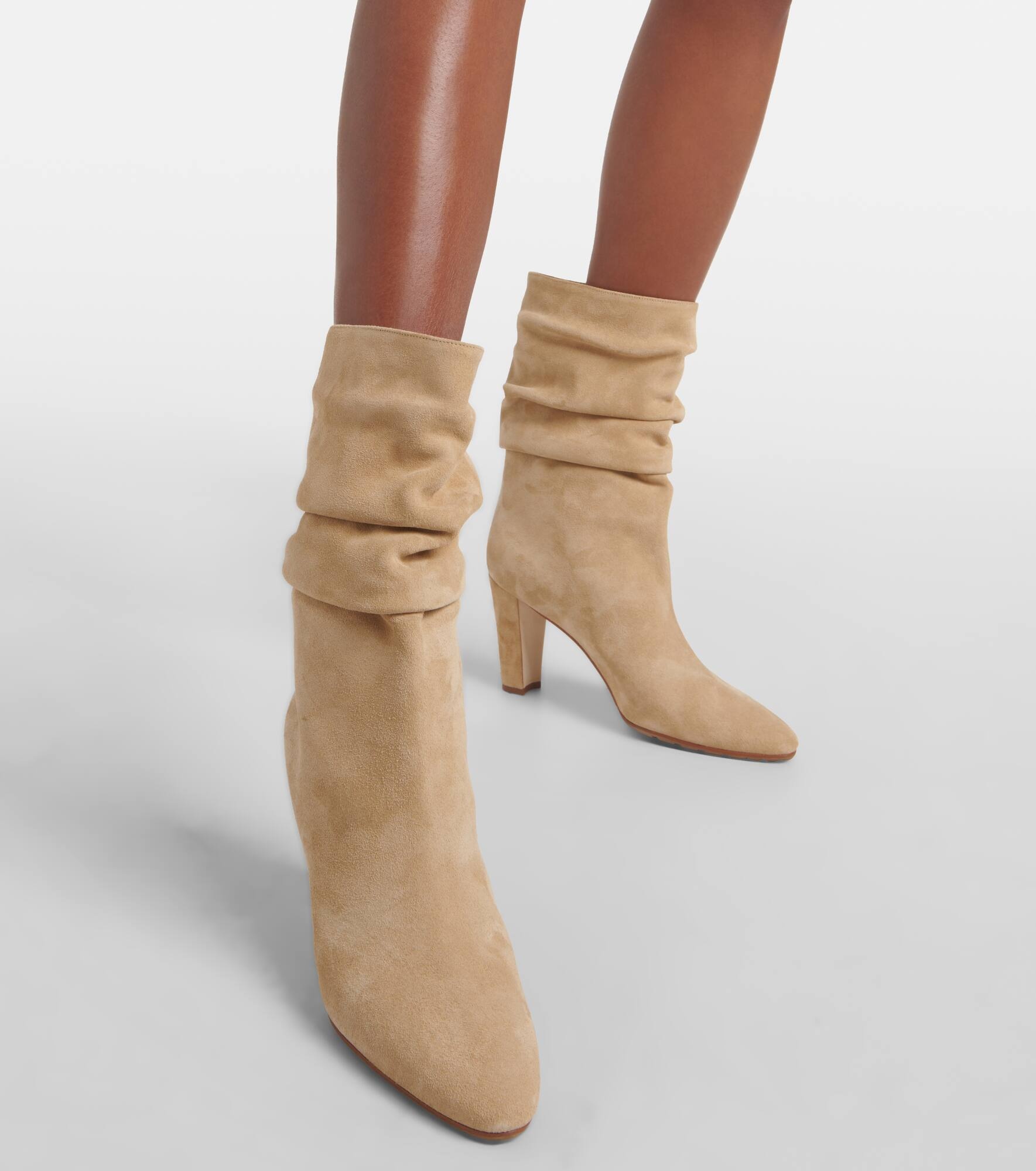 Calasso suede ankle boots - 4