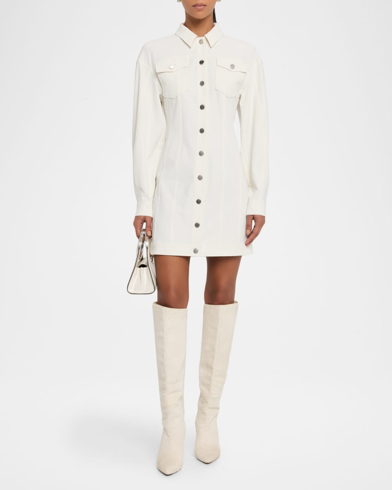 Cinq à Sept Nolwenn Denim Shirtdress outlook