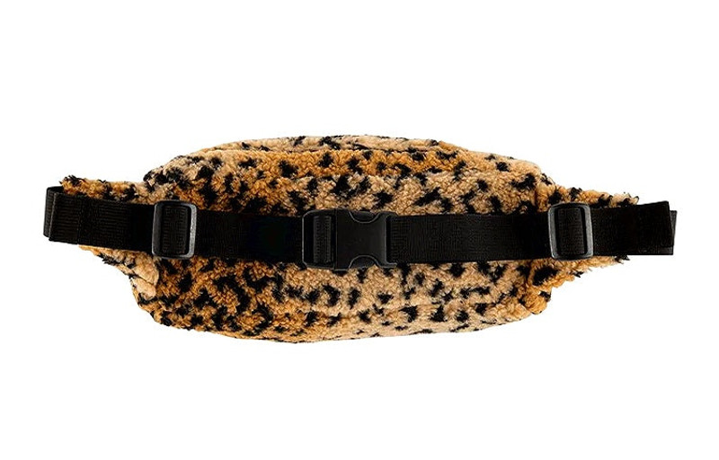 Supreme Supreme Leopard Fleece Waist Bag 'Brown' SU3439 outlook