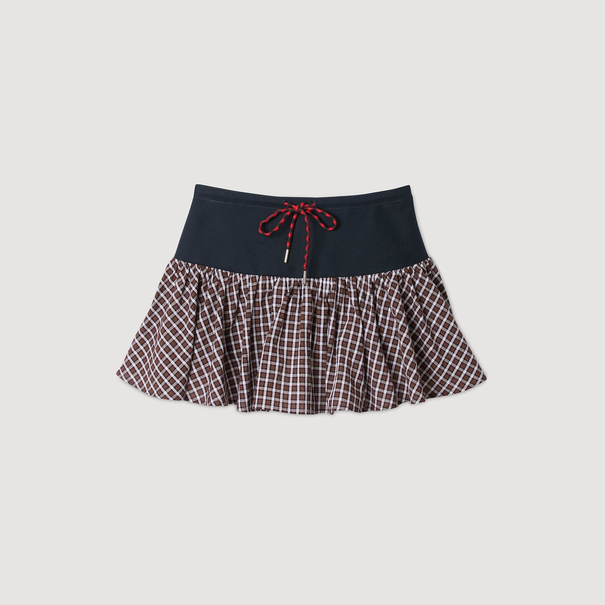 CHECKED SKORT - 6