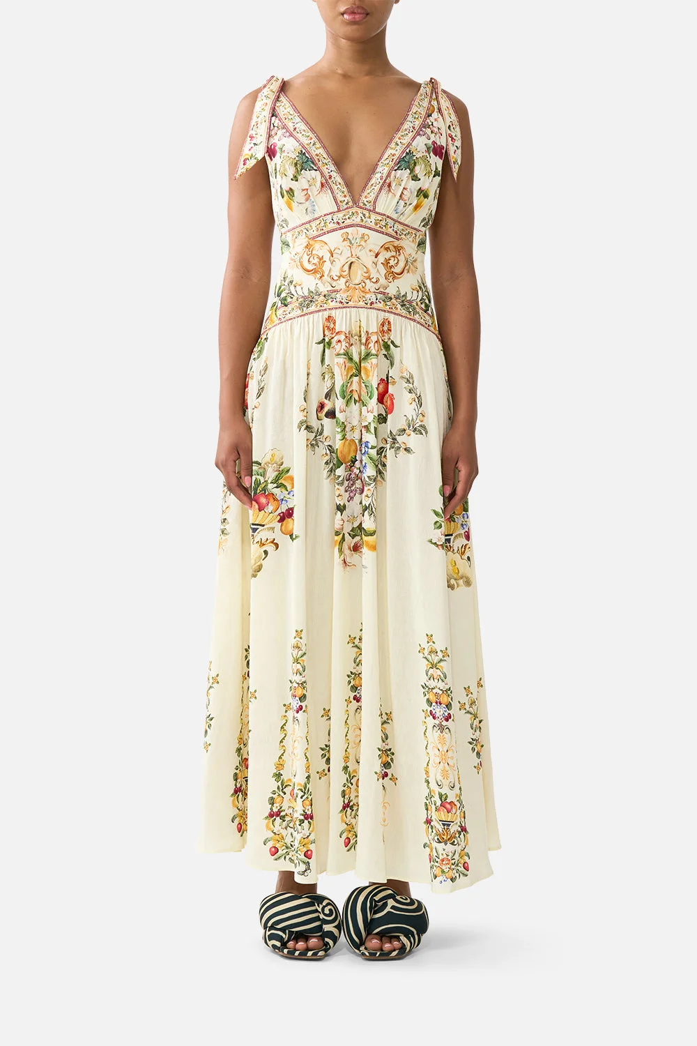TIE SHOULDER DRESS VA VA VINTAGE - 1