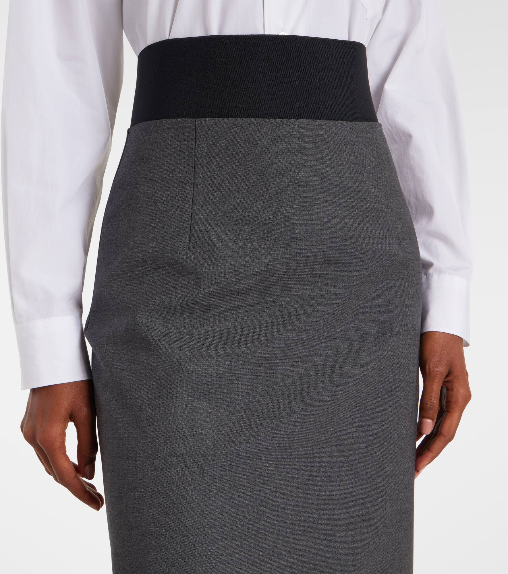 Finire virgin wool pencil skirt - 4