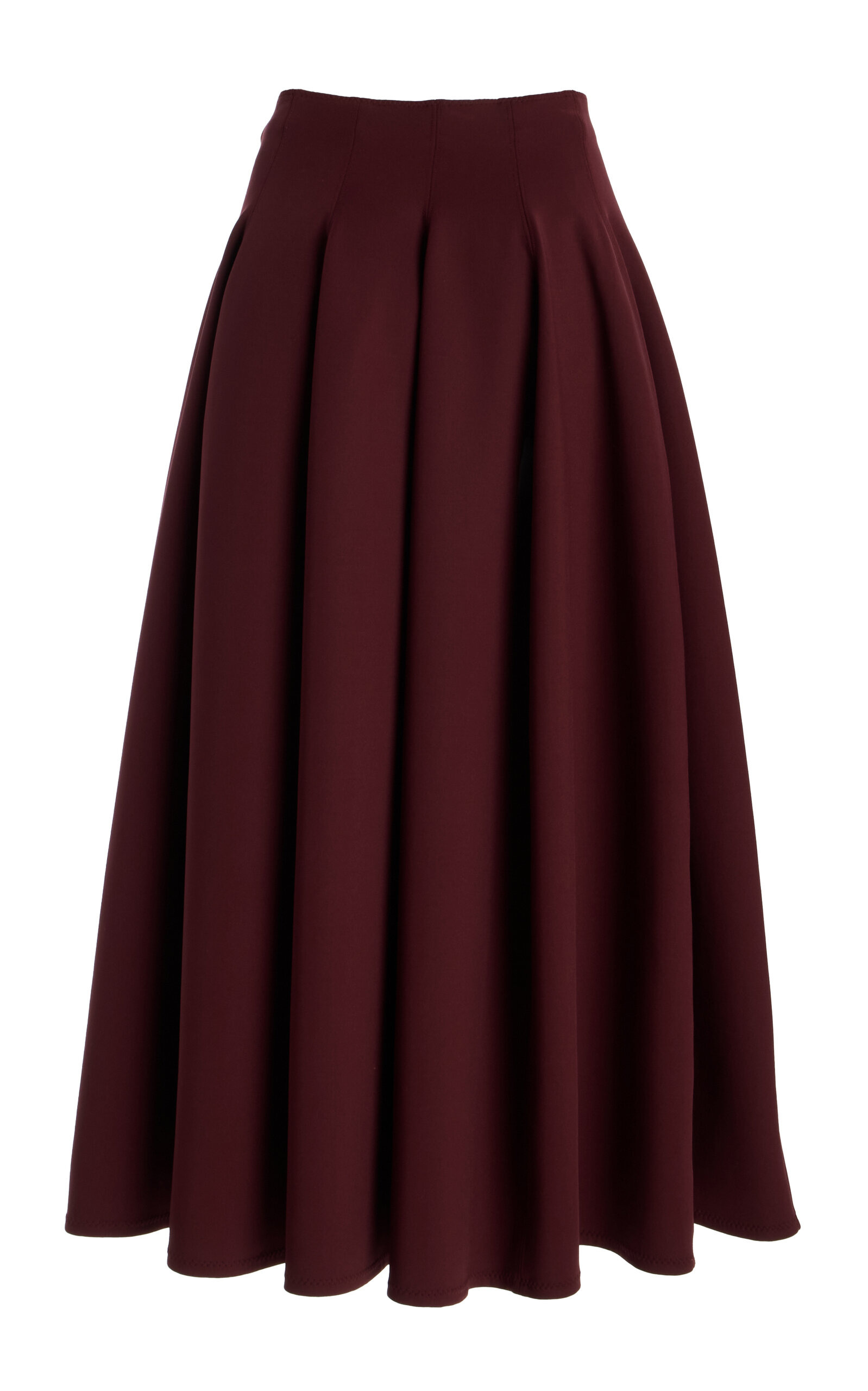 Rea High Waist Midi Skirt burgundy - 3