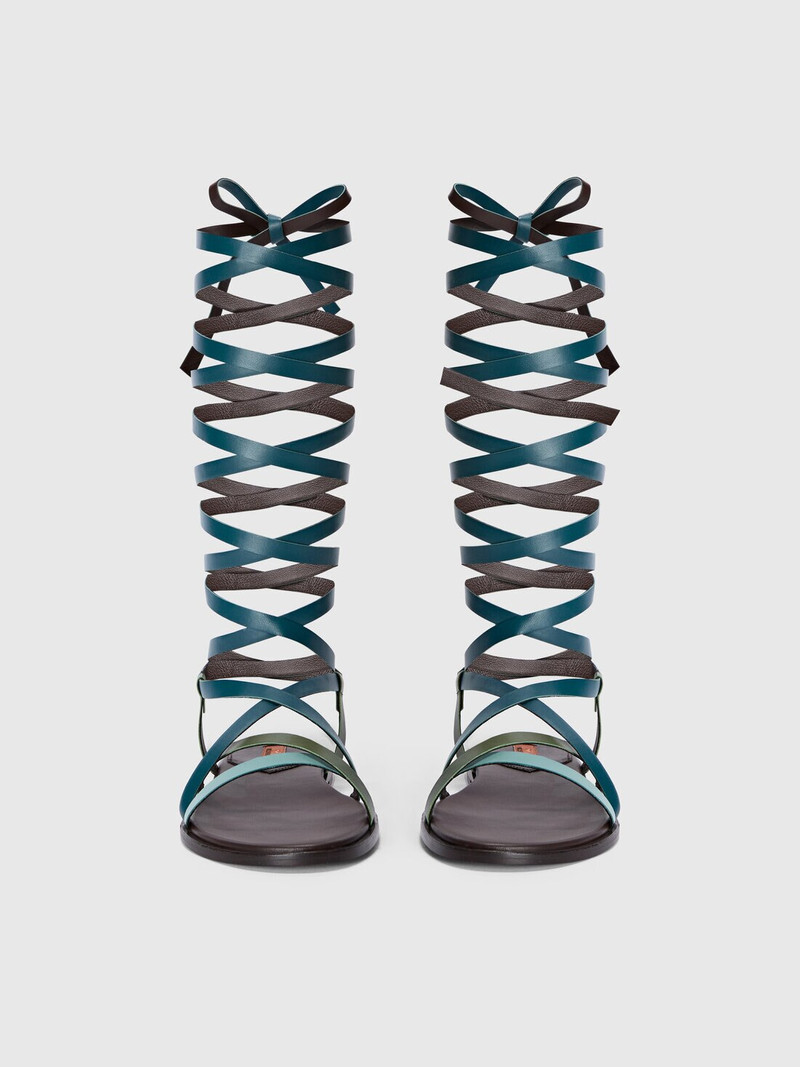 Ankle-wrap sandals 3