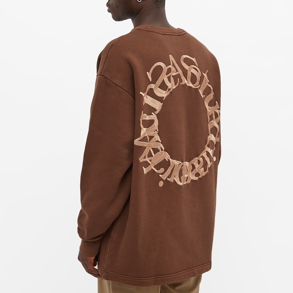 Acne Studios Fin Circle Logo Crew Sweat - 4