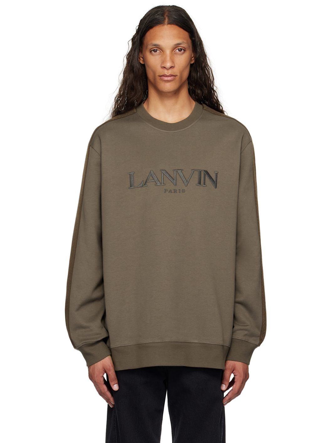 Taupe Curb Side Sweatshirt - 1