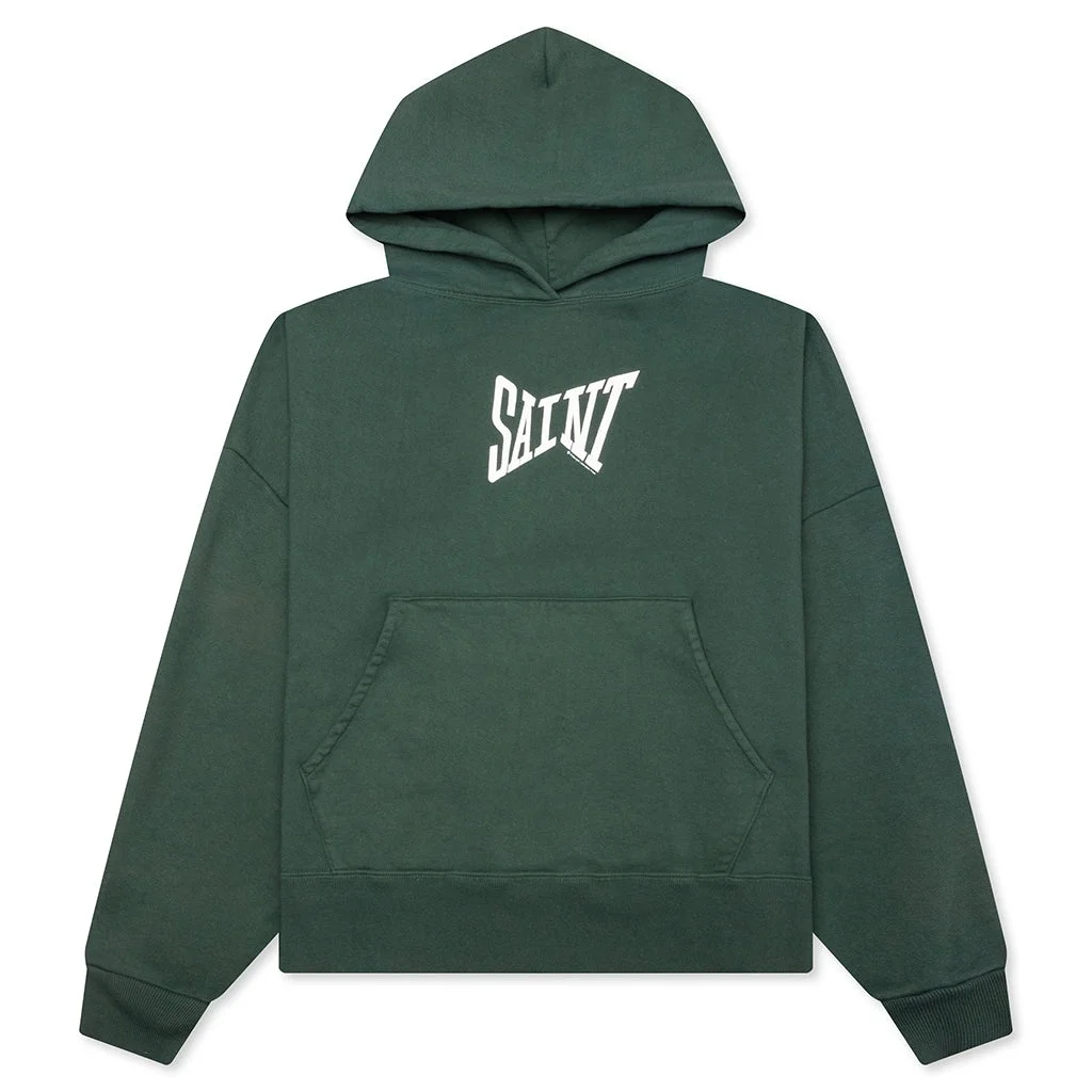 RIBON SAINT HOODIE - GREEN - 1