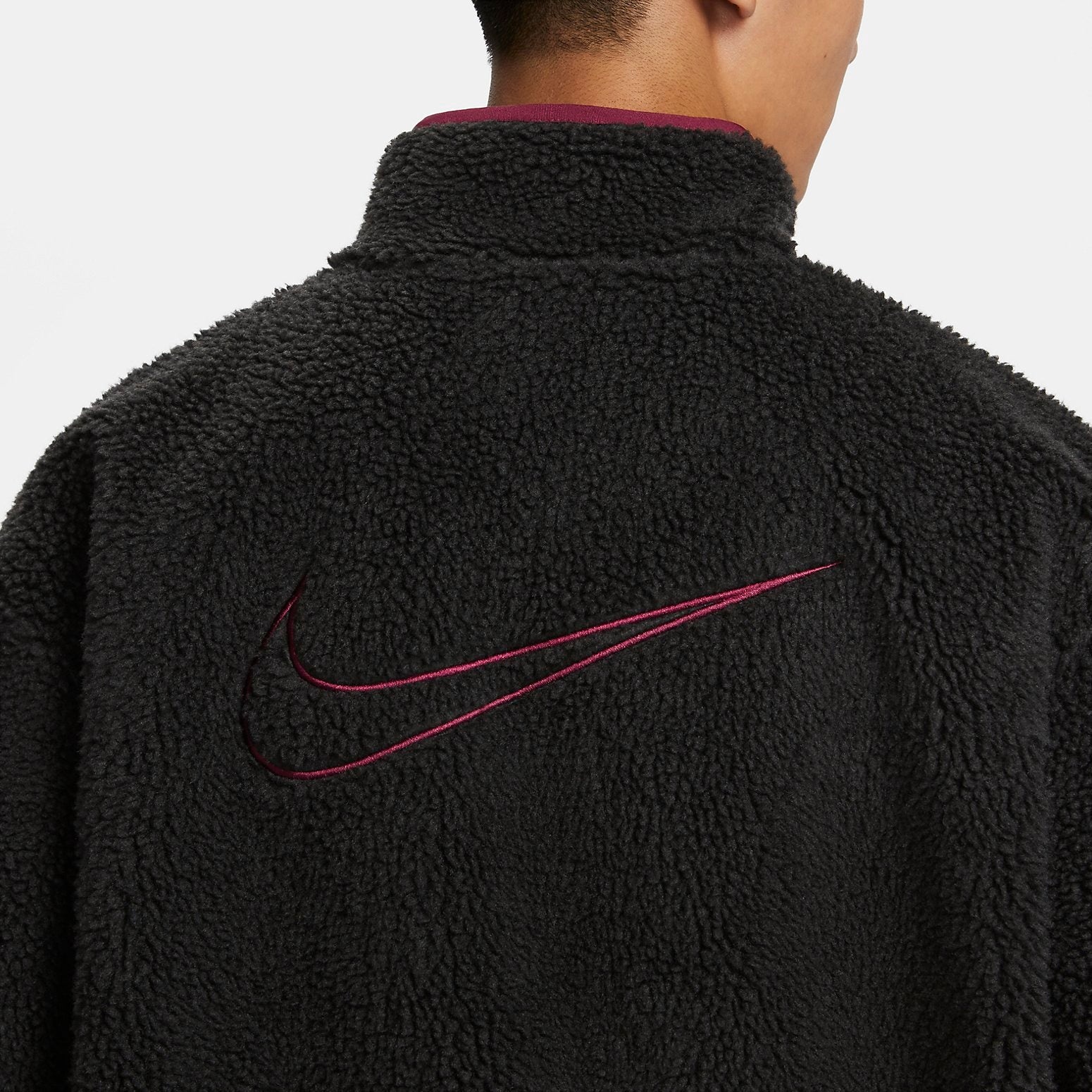 Nike NSW Reversible Winter Jacket 'Black Red' FV8588-010 - 4