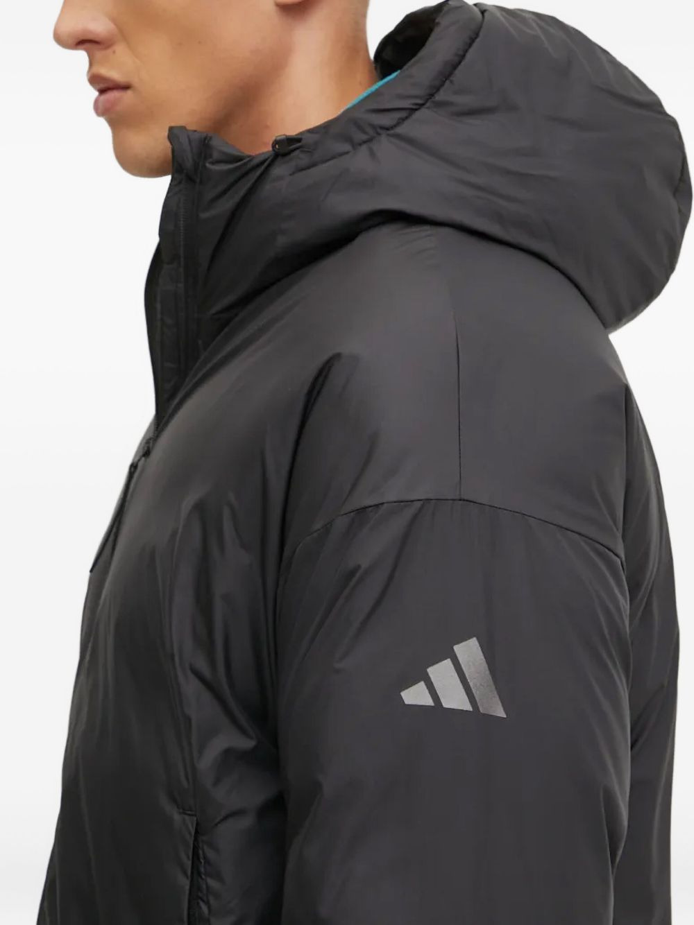 three-stripe detail padded jacket - 5