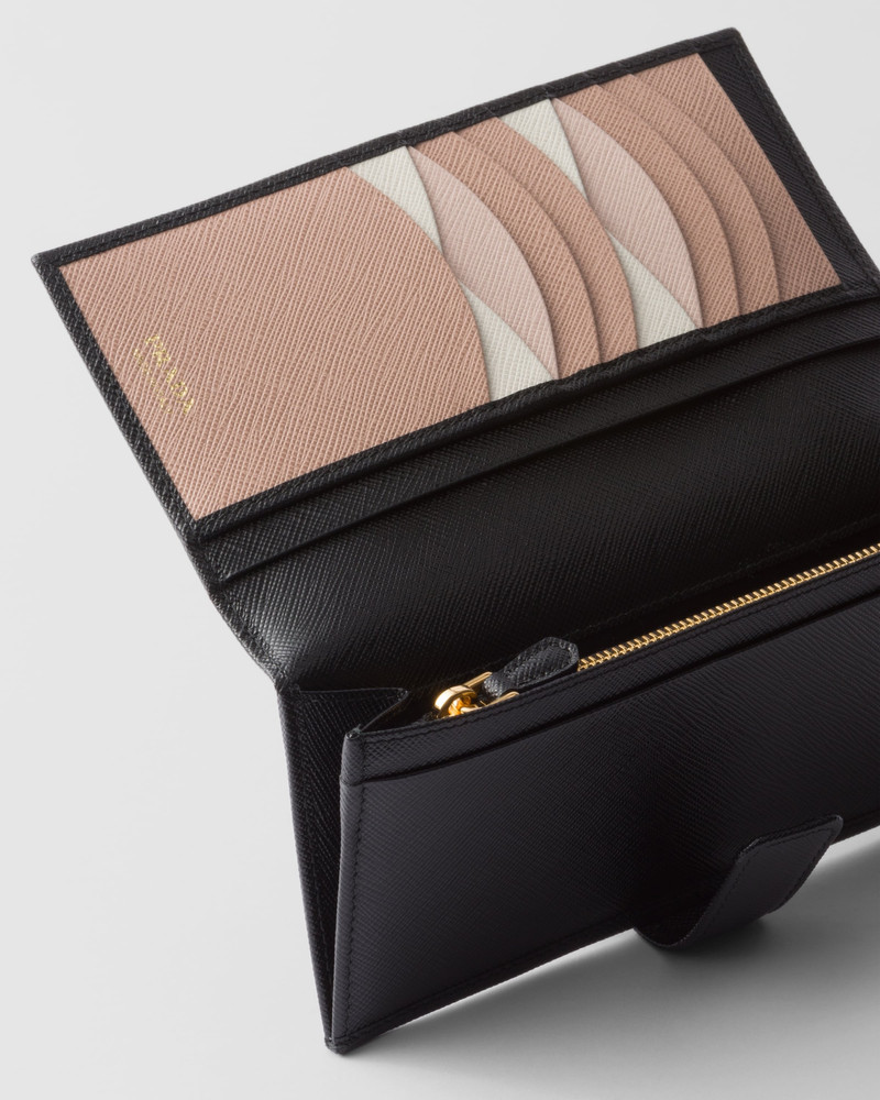 Large Saffiano leather wallet 4