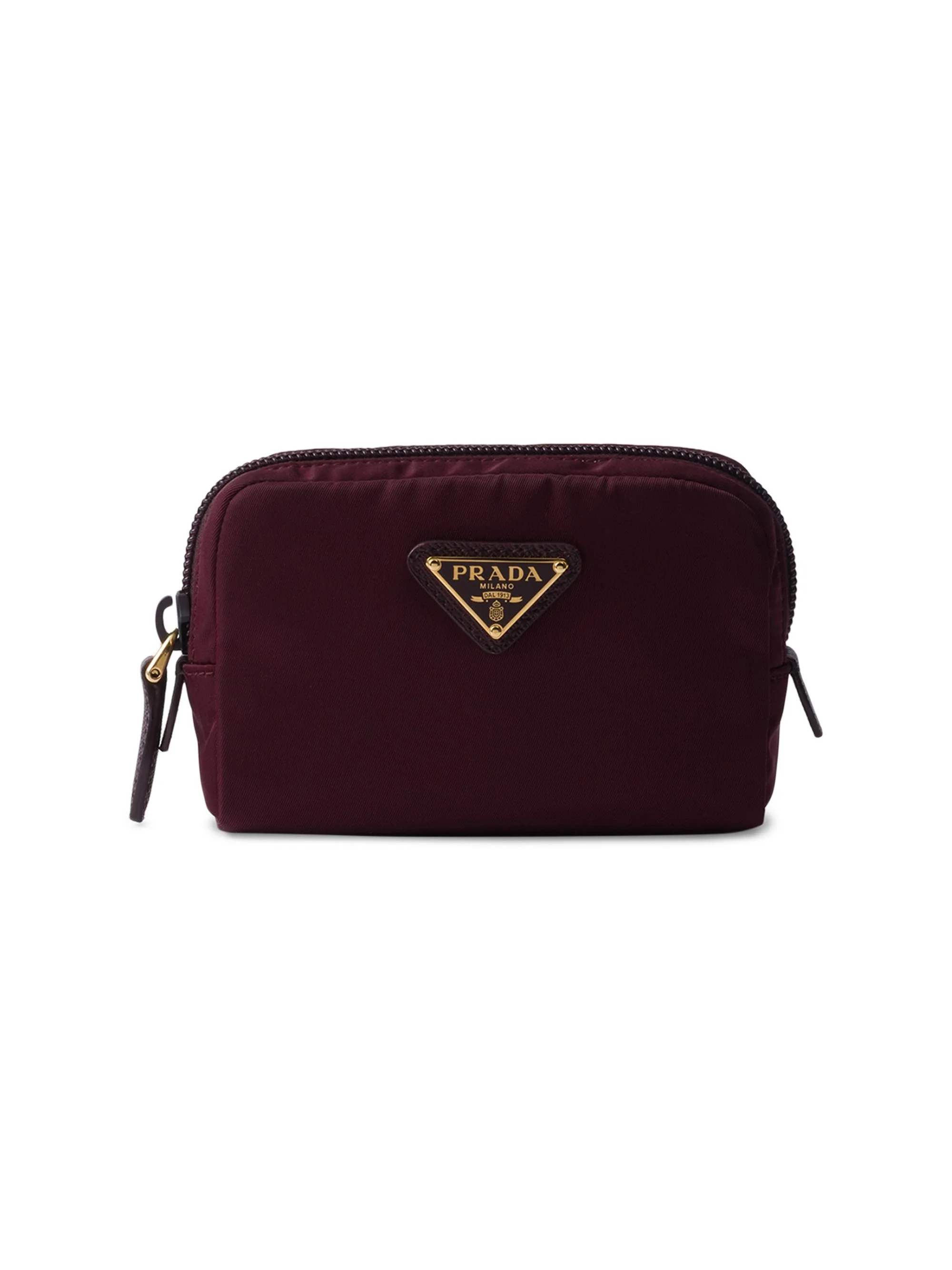 Re-Nylon Necessaire Pouch - Dark Red - 1