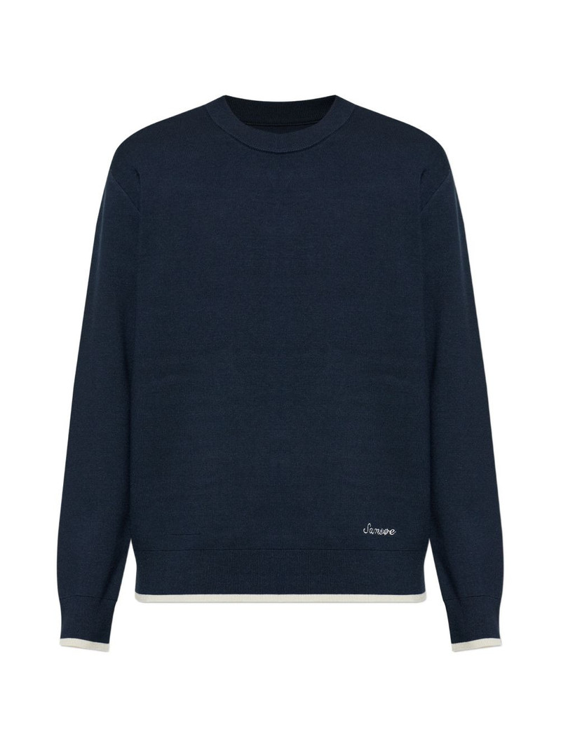 crewneck logo sweater 1