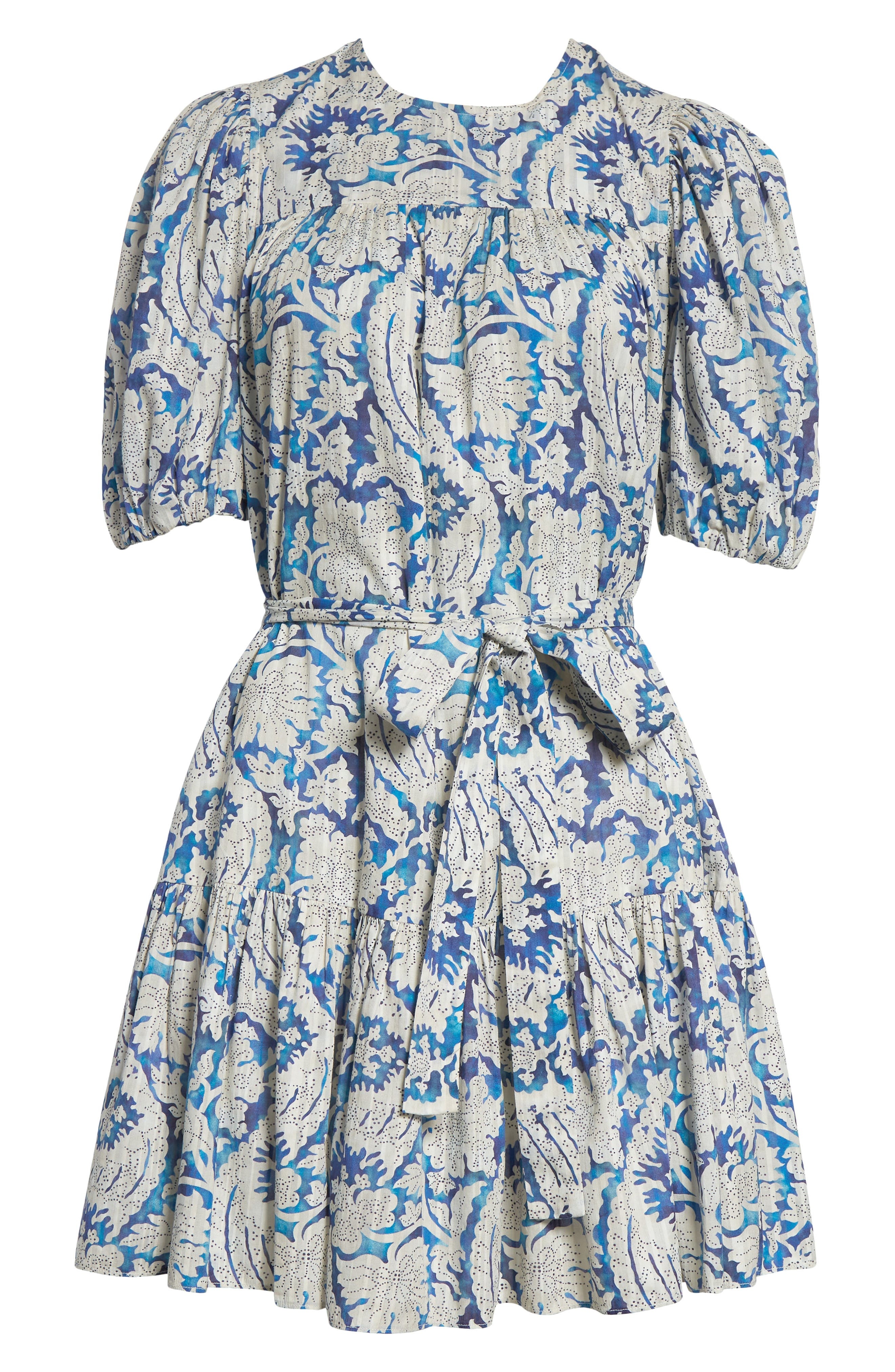 Ulla Johnson Rosalie Puff Sleeve Minidress in Ciel at Nordstrom - 5
