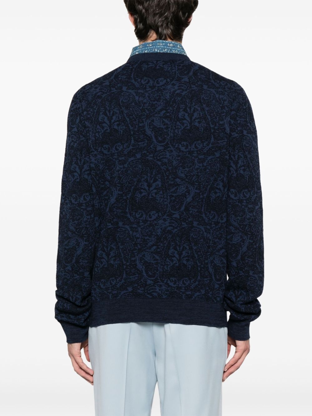 paisley-motif sweater - 4
