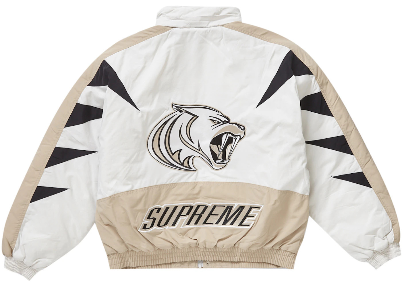 Supreme Wildcat Sideline Puffer Jacket Grey - 4
