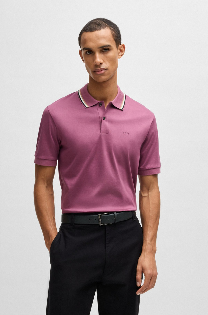 BOSS ITALIAN-LEATHER BELT WITH BRANDED BUCKLE outlook