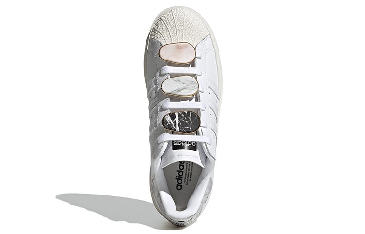 (WMNS) adidas Originals Superstar Bonega 'White Gold Metallic' GY1485 - 5