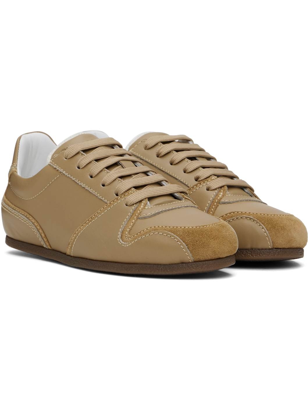 Taupe Tennis Sneakers - 4
