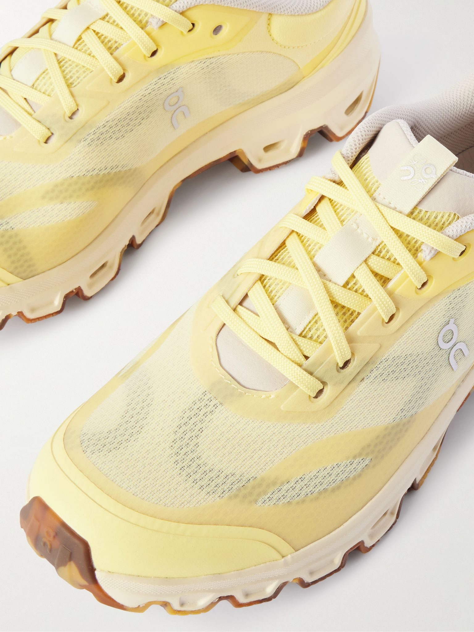 + ON Cloudventure 2.0 Rubber-Trimmed Mesh Sneakers Yellow - 5