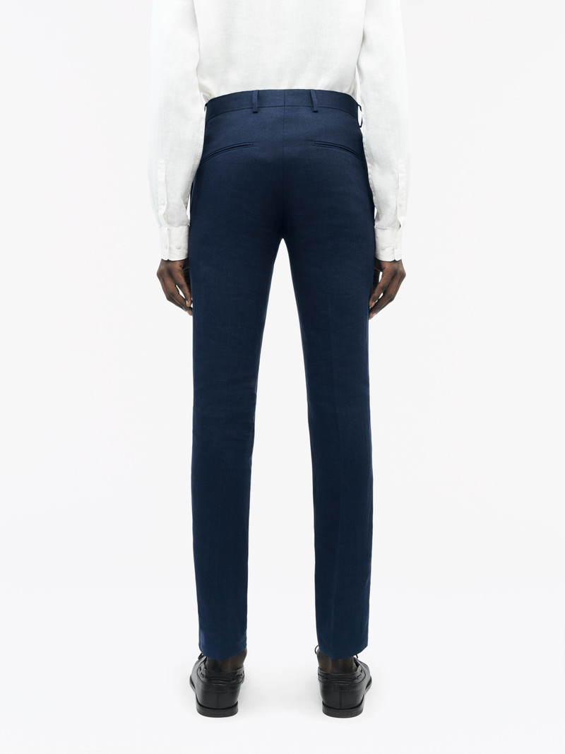 Tenuta Straight Linen Trousers 4