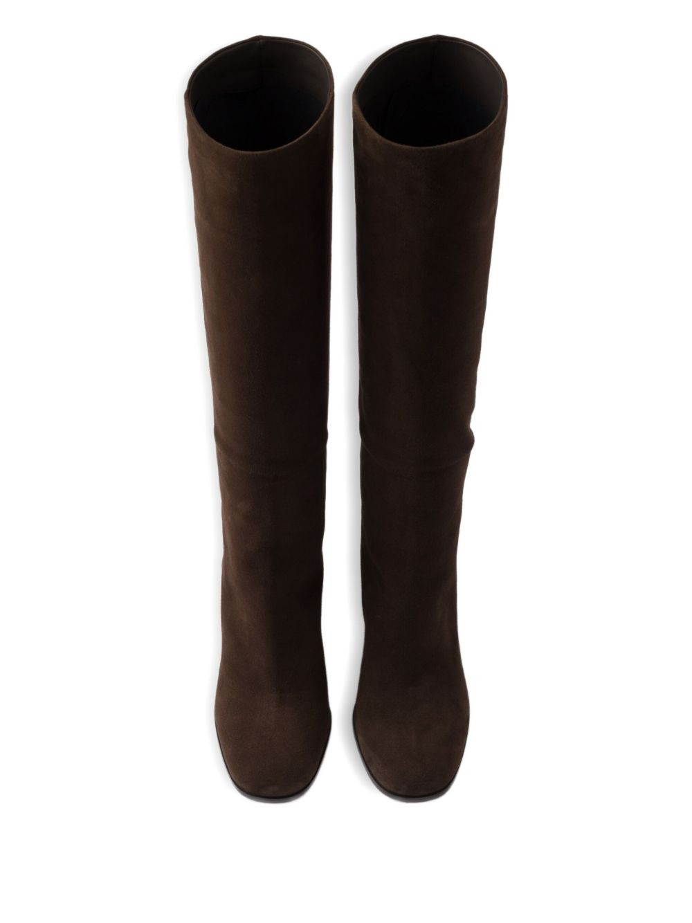 70mm suede block-heel boots - 3