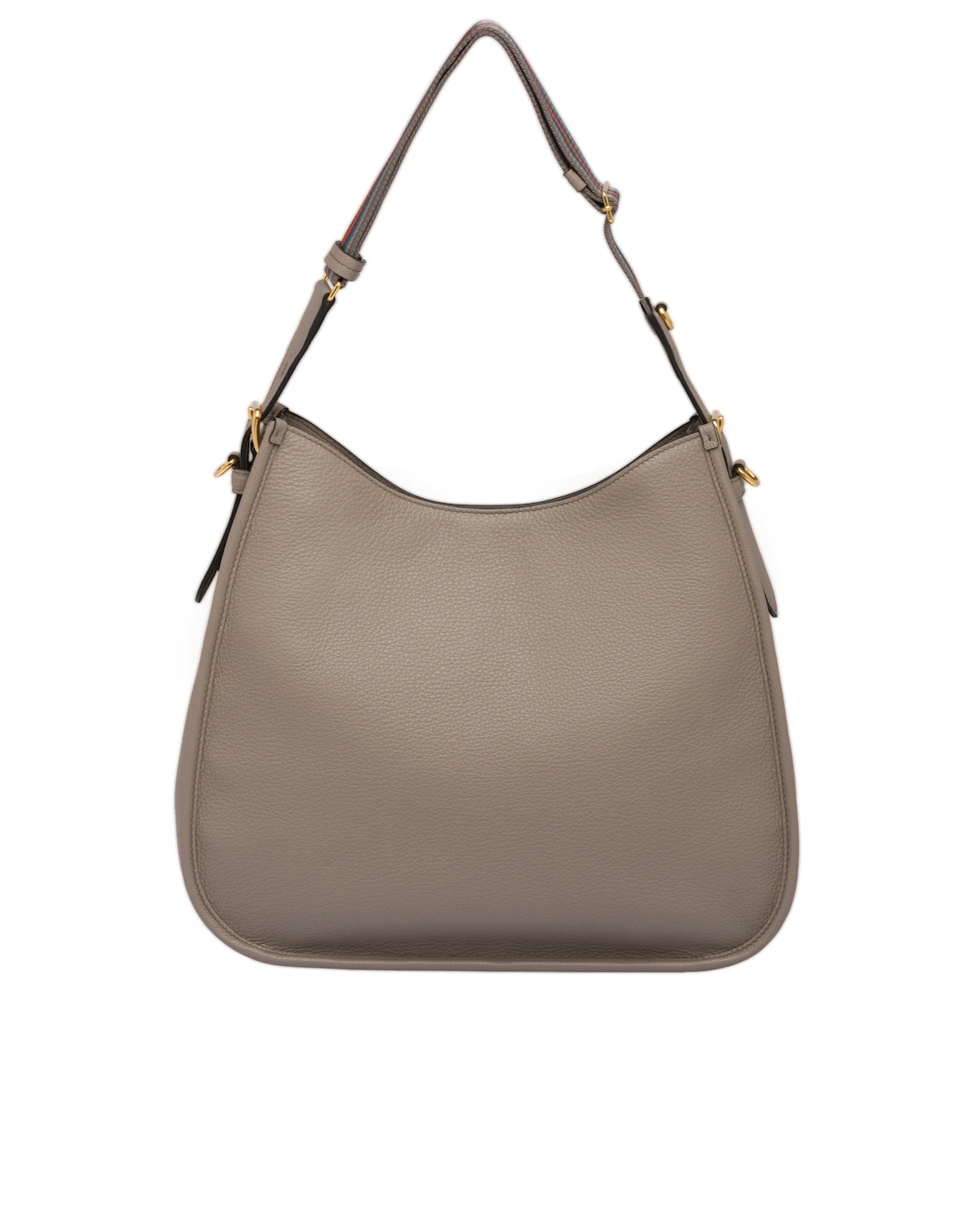 Large leather hobo shoulder bag - 4