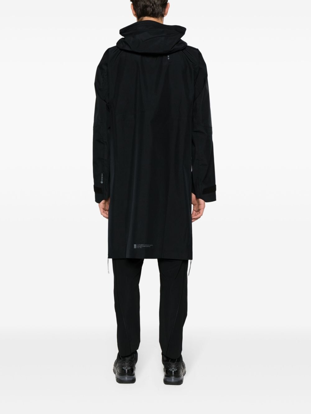 x Boris Bidjan Saberi 11s Gore-Tex long raincoat - 4