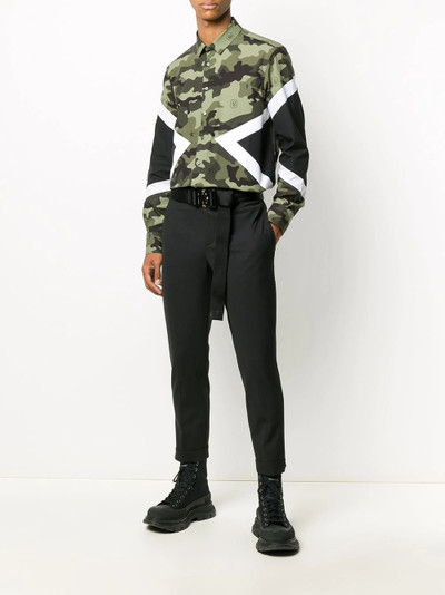 Neil Barrett camouflage-print shirt outlook