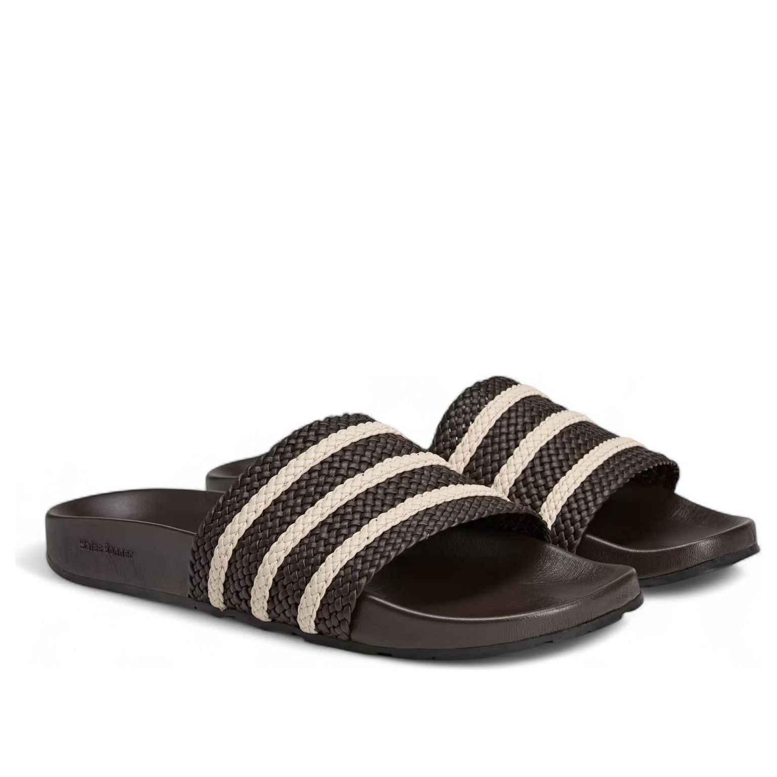 adidas x Wales Bonner Adilette Slides 'Dark Brown' JR0229 - 3