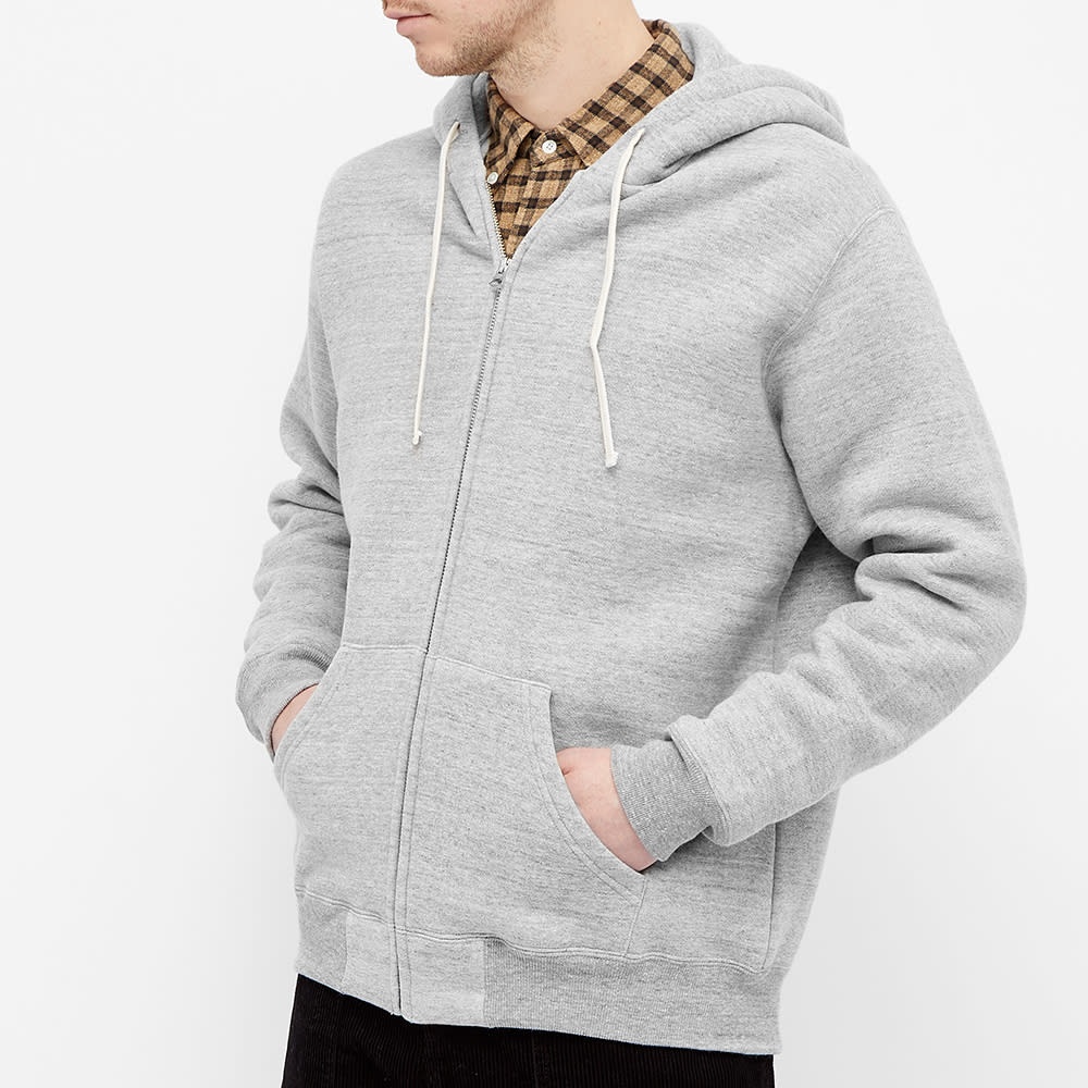 The Real McCoy's 10oz Loopwheel Zip Hoody - 4