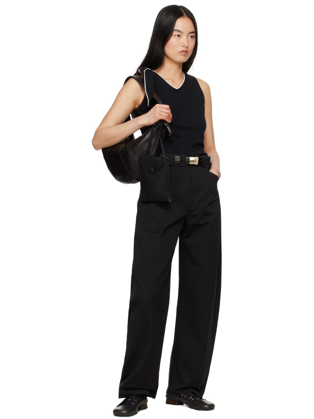 Black Bindings Tank Top - 5
